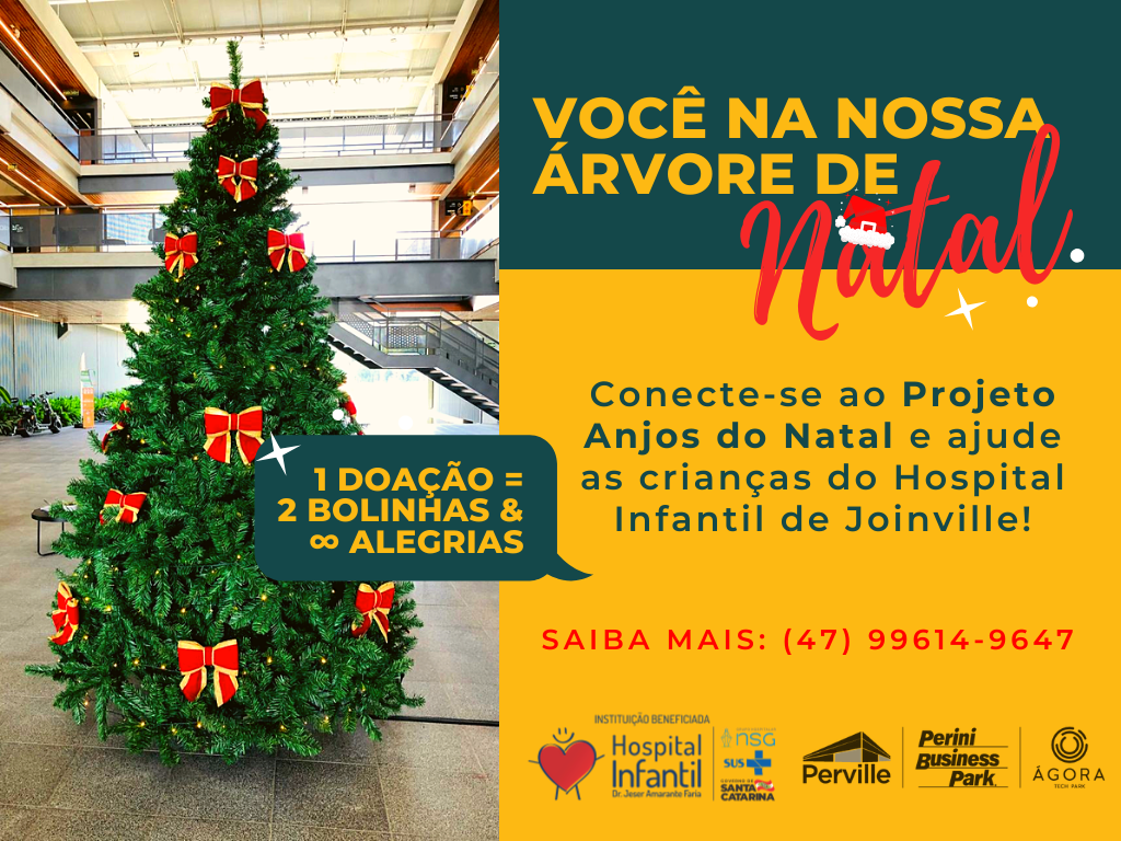 Ágora Tech Park apoia Projeto Anjos do Natal do Hospital Infantil